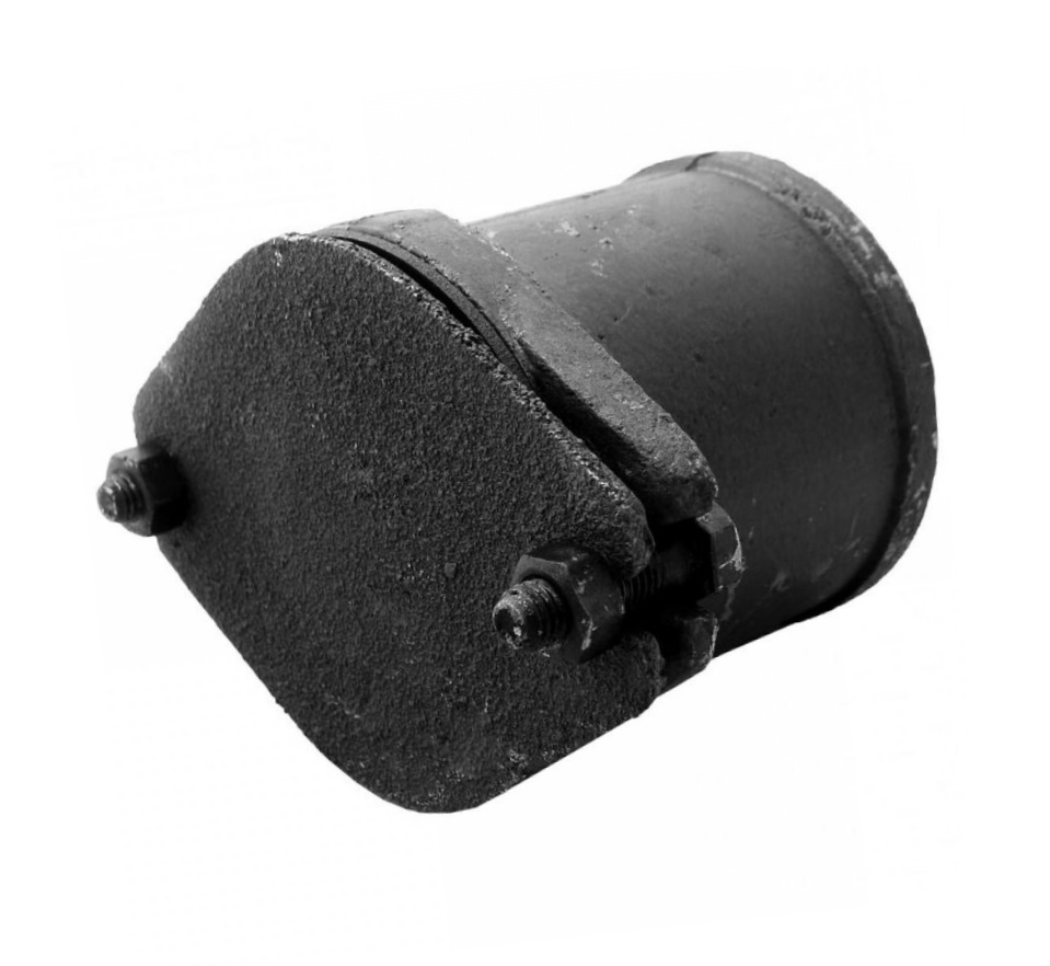 Заглушка чугун канализационная Ду 100 б/н прямая ГОСТ 6942-98, DN 100